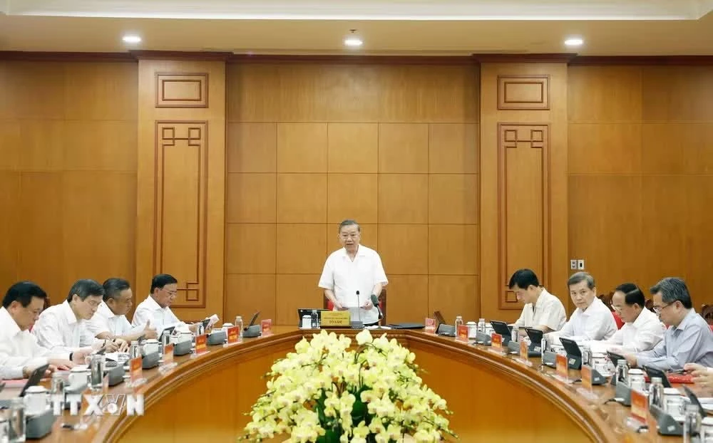Tổng Bí thư, Chủ tịch nước Tô Lâm phát biểu.