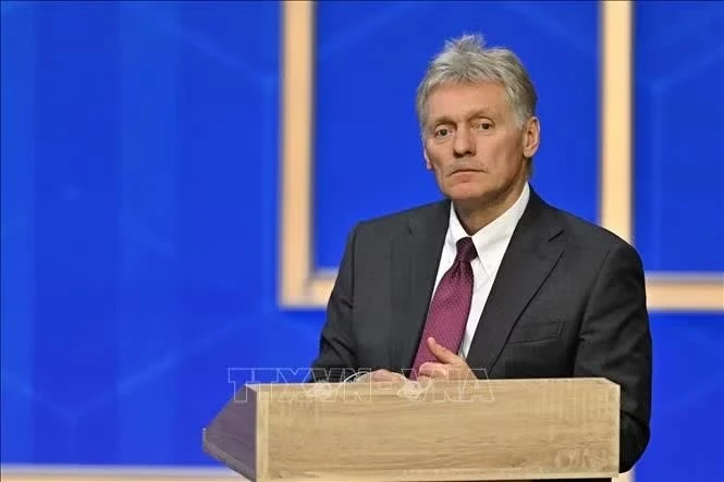 Người phát ngôn Điện Kremlin, ông Dmitry Peskov, tại Moskva. Ảnh: AA/TTXVN