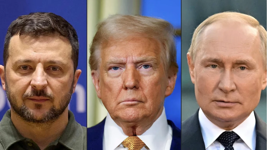 Tổng thống Ukraine, tổng thống Mỹ và tổng thống Nga.