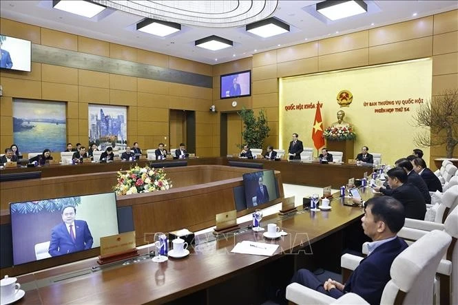 Chủ tịch Quốc hội Trần Thanh Mẫn phát biểu khai mạc Phiên họp.