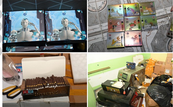 Triệt phá "xưởng" sản xuất thuốc lá điện tử tẩm ướp ma túy quy mô lớn ở Hà Nội ảnh 1 Triệt phá "xưởng" sản xuất thuốc lá điện tử tẩm ướp ma túy quy mô lớn ở Hà Nội ảnh 1