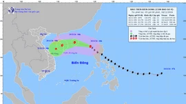 Thời tiết hôm nay (18/11): Bão số 9 (Man-yi) di chuyển theo hướng Tây Bắc