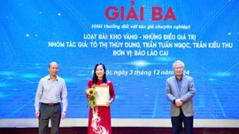 Báo Lào Cai đoạt giải Ba Cuộc thi "Những cống hiến thầm lặng" năm 2024