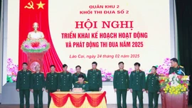 Khối thi đua số 2 triển khai kế hoạch hoạt động và phát động thi đua năm 2025