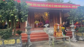 Đền Đại An là một ngôi đền cổ linh thiêng nằm bên bờ sông Hồng. (Ảnh: Báo Nhân Dân)