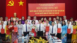 Công bố Quyết định thành lập Sở Giáo dục và Đào tạo tỉnh Lào Cai