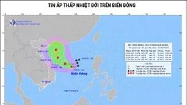 Thời tiết hôm nay (11/6): Áp thấp nhiệt đới di chuyển chậm trên Biển Đông