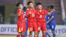 Đội tuyển nữ Việt Nam thắng đậm ngày ra quân vòng loại Asian Cup nữ 2026
