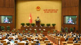 Hôm nay, Quốc hội thông qua việc sửa đổi, bổ sung một số điều của Hiến pháp năm 2013