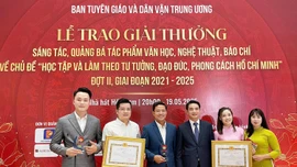 Lào Cai có 2 tác phẩm và 2 tập thể được trao giải thưởng của Trung ương trong sáng tác, quảng bá tác phẩm về học và làm theo Bác 