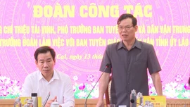 Ban Tuyên giáo và Dân vận Trung ương làm việc với Ban Tuyên giáo và Dân vận Tỉnh ủy Lào Cai