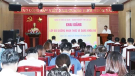 87 học viên tham gia bồi dưỡng nhận thức về Đảng khóa 80