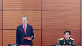 [Ảnh] Đại hội XIV của Đảng: Đại biểu làm việc tại Đoàn, thảo luận các văn kiện Đại hội