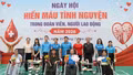 Gần 500 đoàn viên, người lao động tham gia Ngày hội hiến máu tình nguyện năm 2026