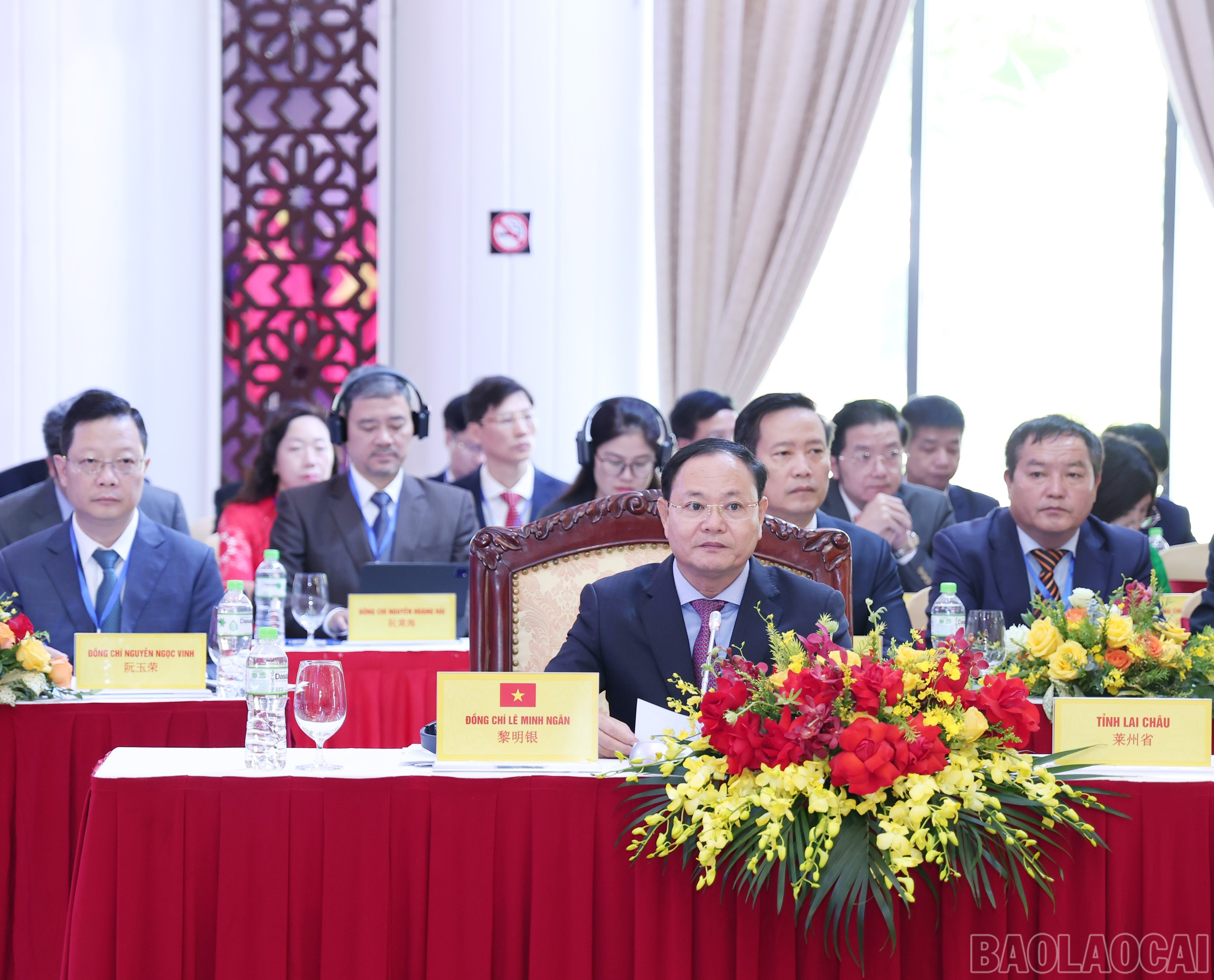 Bí thư Tỉnh ủy Lai Châu phát biểu tại hội nghị. baolaocai-br_img-8880.jpg