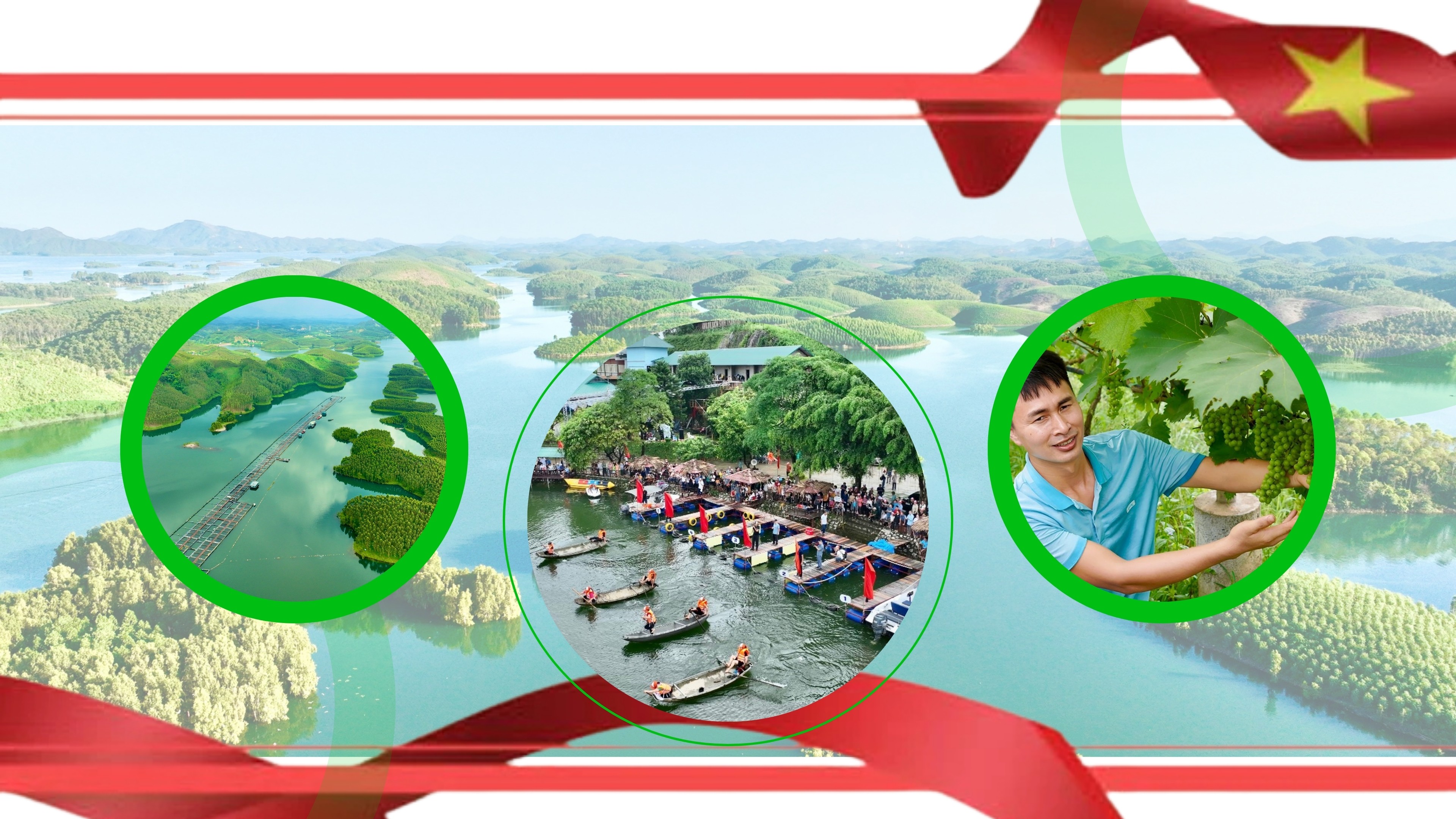 Du lịch và nông nghiệp là thế mạnh sẽ được Đảng ủy xã Thác Bà tập trung lãnh đạo, chỉ đạo khai thác để phát triển kinh tế - xã hội giai đoạn 2025 - 2030. dua-nghi-quyet-cua-dang-vao-cuoc-song-2.jpg