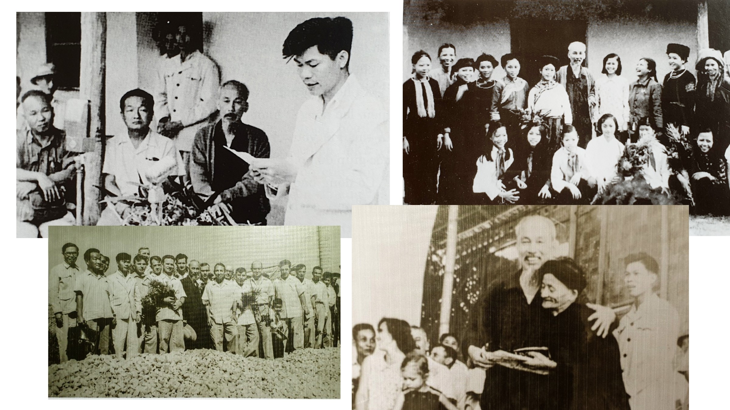 Những hoạt động của Bác trong chuyến thăm Lào Cai ngày 23/9/1958. (Ảnh: Tư liệu) loi-bac-day-4.jpg