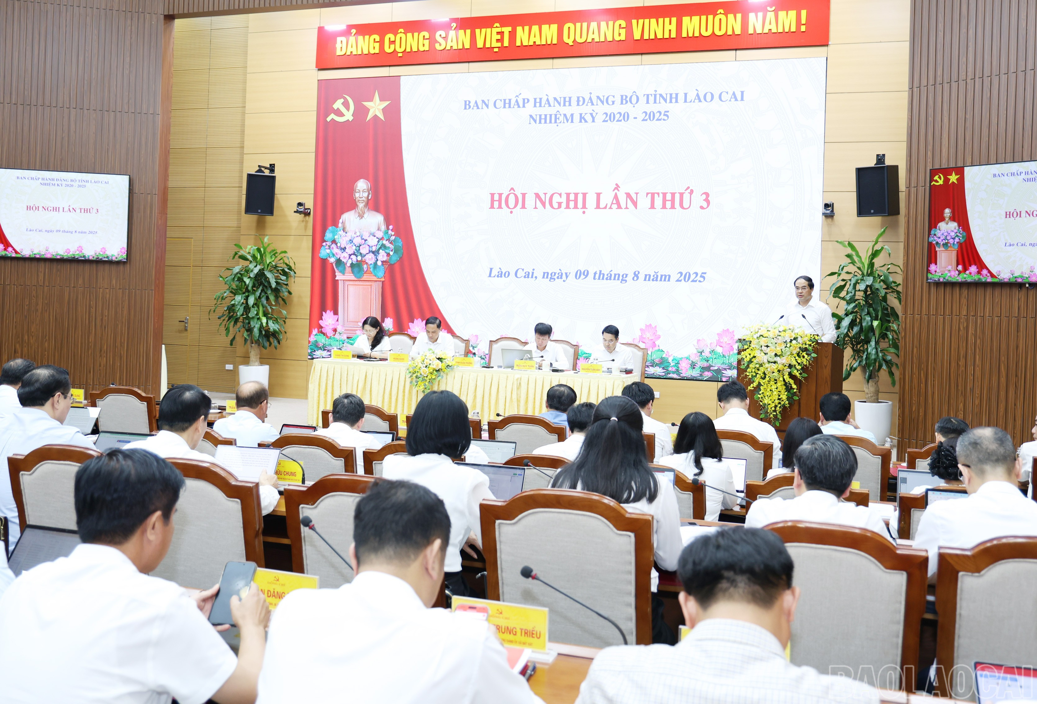 Quang cảnh hội nghị. baolaocai-br_img-8615.jpg