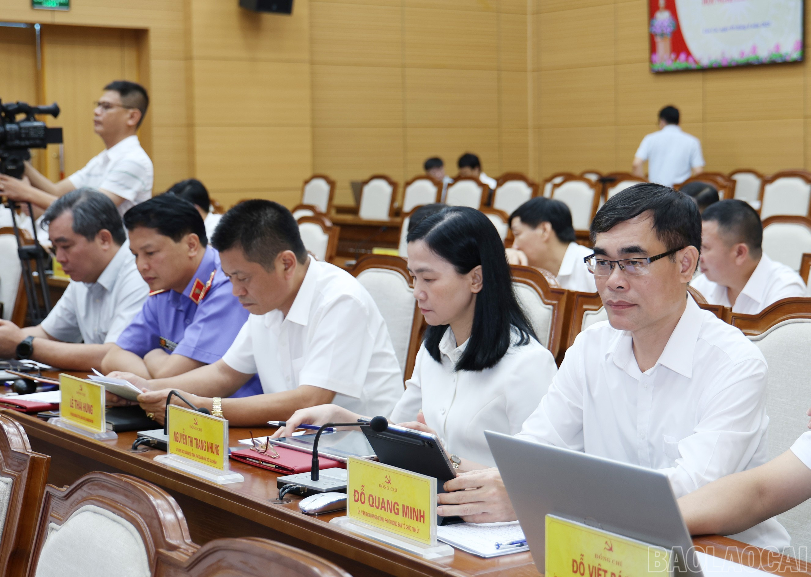 Đại biểu dự hội nghị. baolaocai-br_img-8716.jpg