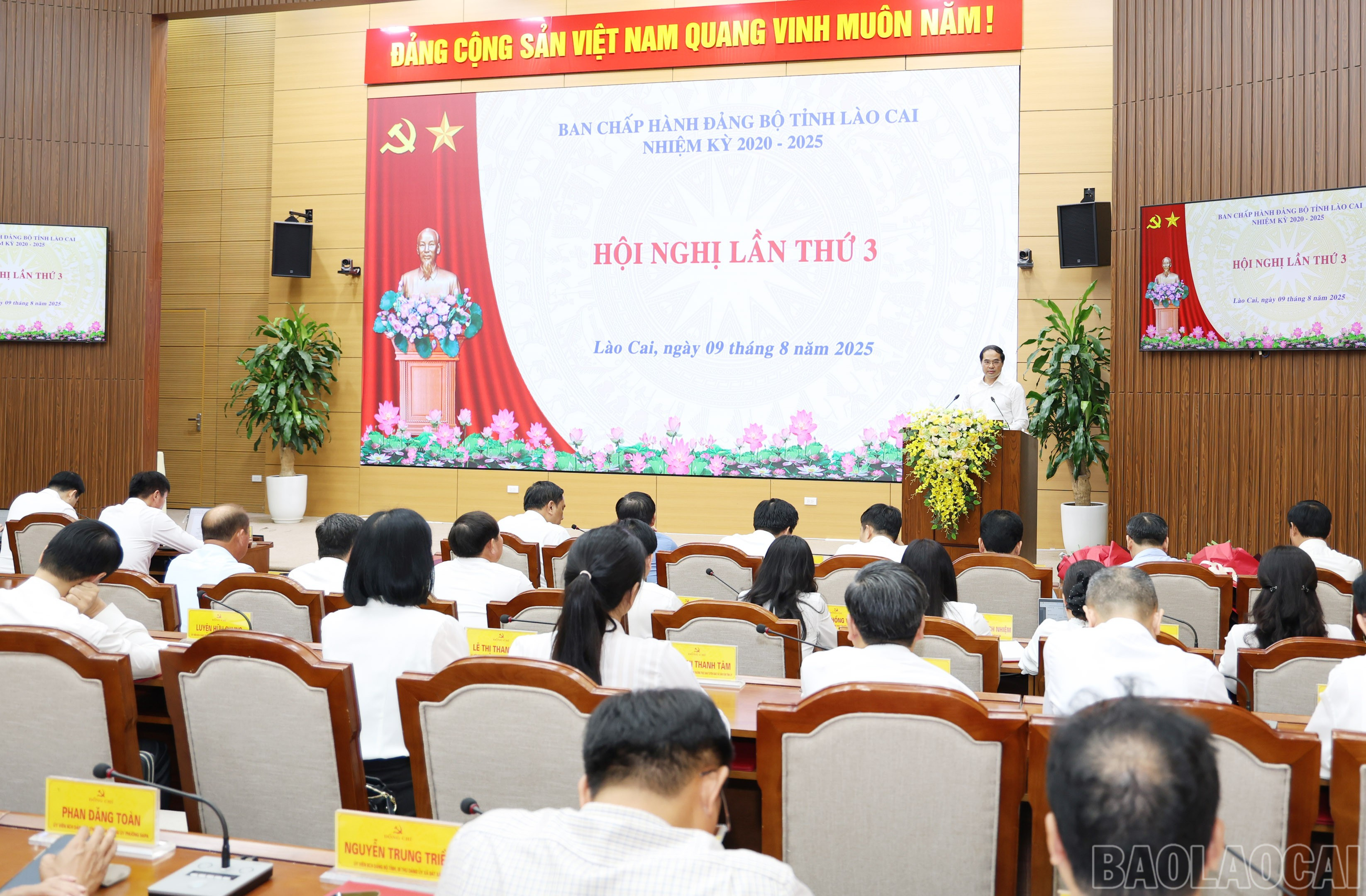 Quang cảnh hội nghị. baolaocai-br_img-8792.jpg