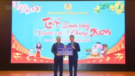 Công đoàn phường Lào Cai: Hơn 400 triệu đồng chăm lo Tết cho đoàn viên, lao động