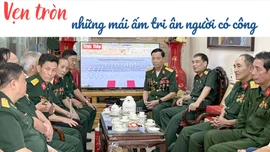 Vẹn tròn những mái ấm tri ân người có công