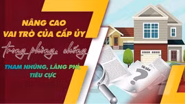 Nâng cao vai trò của cấp ủy trong phòng, chống tham nhũng, lãng phí, tiêu cực