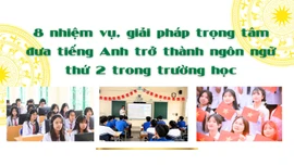 8 nhiệm vụ, giải pháp trọng tâm đưa tiếng Anh thành ngôn ngữ thứ hai trong trường học