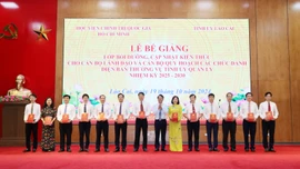 Bế giảng lớp bồi dưỡng kiến thức cho cán bộ lãnh đạo và cán bộ quy hoạch các chức danh diện Ban Thường vụ Tỉnh ủy quản lý