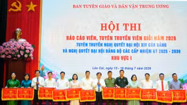 Khai mạc Hội thi Báo cáo viên, tuyên truyền viên giỏi khu vực I năm 2026