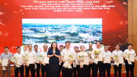 Tổng kết, trao giải Cuộc thi trực tuyến tìm hiểu về bầu cử và Nghị quyết Đại hội MTTQ Việt Nam tỉnh Lào Cai nhiệm kỳ 2025 - 2030