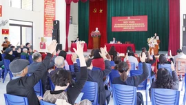 Cử tri Tổ dân phố 10 Bắc Cường nhất trí giới thiệu 3 đại biểu ứng cử đại biểu HĐND các cấp, nhiệm kỳ 2026 - 2031