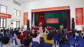 Cử tri Tổ dân phố số 8 Bắc Cường thống nhất cao giới thiệu người ứng cử đại biểu HĐND các cấp, nhiệm kỳ 2026 - 2031