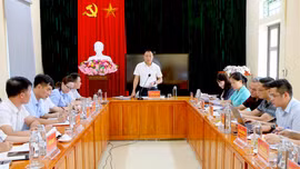 Phó Chủ tịch Thường trực HĐND tỉnh Vũ Quỳnh Khánh giám sát việc bồi thường, tái định cư và quản lý tài sản công tại xã Quy Mông