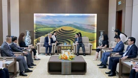 Chủ tịch UBND tỉnh Nguyễn Tuấn Anh tiếp Đoàn công tác Công ty TNHH Viện nghiên cứu Trang Nghiêm (Trung Quốc)