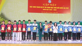 Sở Giáo dục và Đào tạo gặp mặt học sinh tham dự Kỳ thi chọn học sinh giỏi quốc gia