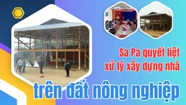 Sa Pa quyết liệt xử lý xây dựng nhà trên đất nông nghiệp