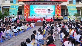 Trường Tiểu học Bắc Lệnh gây quỹ ủng hộ đồng bào vùng lũ