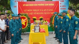 Các địa phương đón nhận, an táng hài cốt liệt sĩ 