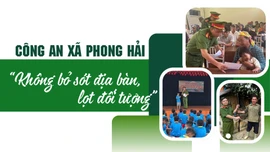 Công an xã Phong Hải: "Không bỏ sót địa bàn, lọt đối tượng"