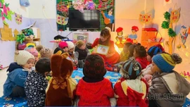 Chủ động phòng chống rét cho học sinh mầm non