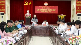Hội nghị Ban Thường trực Ủy ban MTTQ Việt Nam tỉnh Lào Cai lần thứ nhất, nhiệm kỳ 2024 - 2029