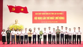 Tỉnh ủy Lào Cai gặp mặt chia tay đồng chí Trịnh Xuân Trường - Bí thư Tỉnh ủy Thái Nguyên, nguyên Bí thư Tỉnh ủy Lào Cai