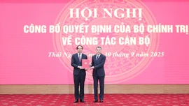 Đồng chí Trịnh Xuân Trường làm Bí thư Tỉnh ủy Thái Nguyên