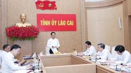 Đồng chí Bí thư Tỉnh ủy Trịnh Việt Hùng làm việc với Ban Nội chính Tỉnh ủy