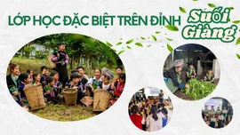 Lớp học đặc biệt trên đỉnh Suối Giàng