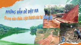 Những vấn đề đặt ra trong sửa chữa, vận hành các hồ thủy lợi