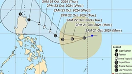 Philippines cảnh báo về áp thấp nhiệt đới mới ngoài khơi