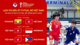 Futsal Việt Nam lại đối đầu với Thái Lan và Indonesia 