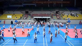 Gần 200 vận động viên tranh tài tại Giải Vô địch Taekwondo tỉnh Lào Cai năm 2026